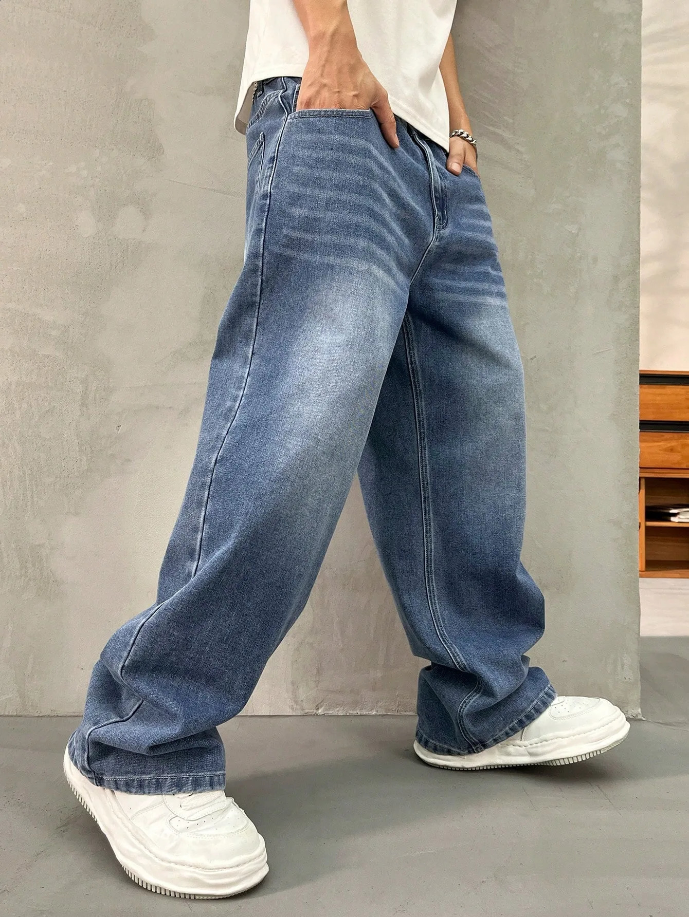1 casual and street style loose pocket boyfriend denim jeans unisex style 250423