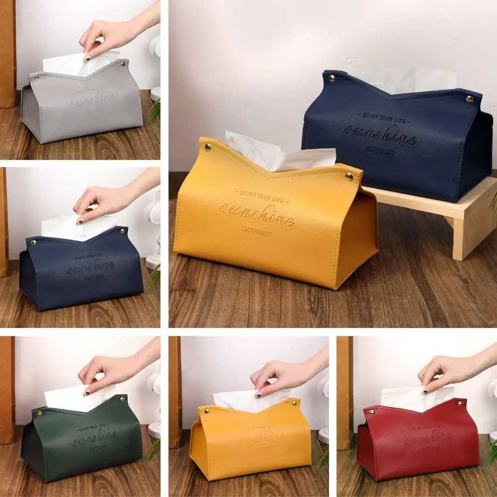 Home Living Room Decoration Large Storage Dispenser Car Tissue Box Tissue Case Paper Towel Box Napkin HolderM251124