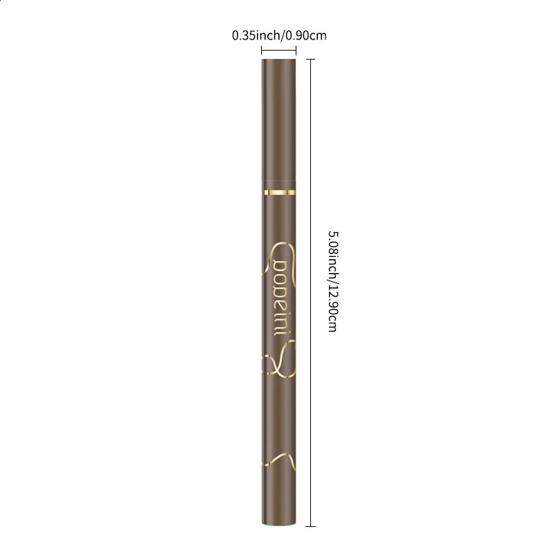 Ultra thin eyeliner is waterproof sweat proof durable and stain free Brown 250418