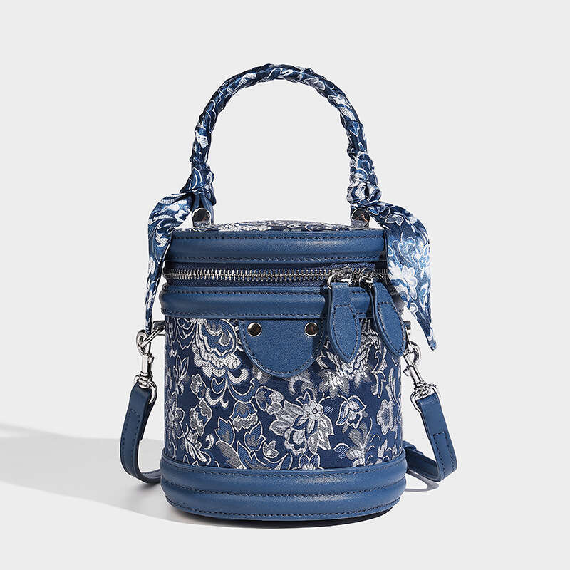 Designer Women's Bag, Lightweight Luxury, Handheld Cylindrical Bag, Chinese Multi functional Fashion Commuter Shoulder Crossbody Bag