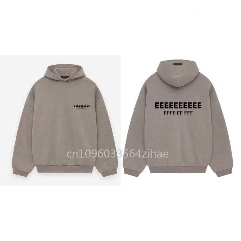 SS25 AlwaysOn Series Brand Mens Hoodies Chest Back Rubber Letter Hoodies Designer Brand Mens Oversized Hoodies M251124