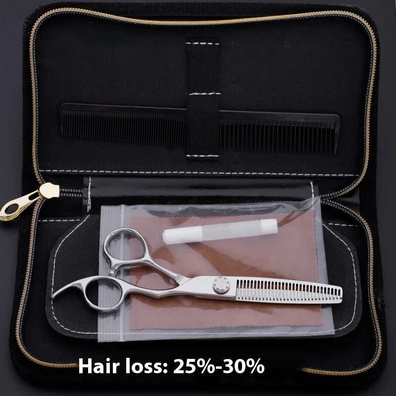 6.0 Inch VG10 Steel Salon Hair Stylist Professional scissors Thinning Shear Hairdressing Scissors