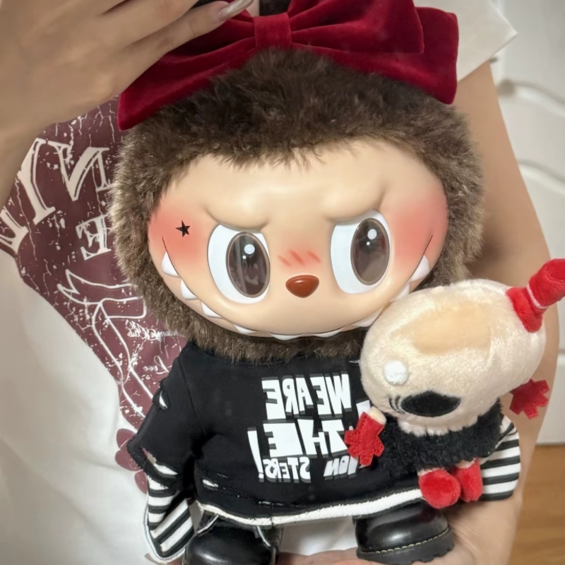 Labubu The Monsters Catch Me If You Like Me Series Black Pink Valentine's Day Figures Cute Vinyl Model Dolls Collectible Action Figurine Birthday