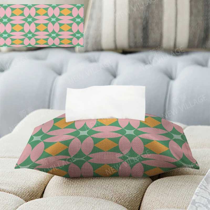 Home decor boho fabric tissue box car tissue holder tissue cover box Textiles cloth storage tissue bag nordic wipes dispenserM251124