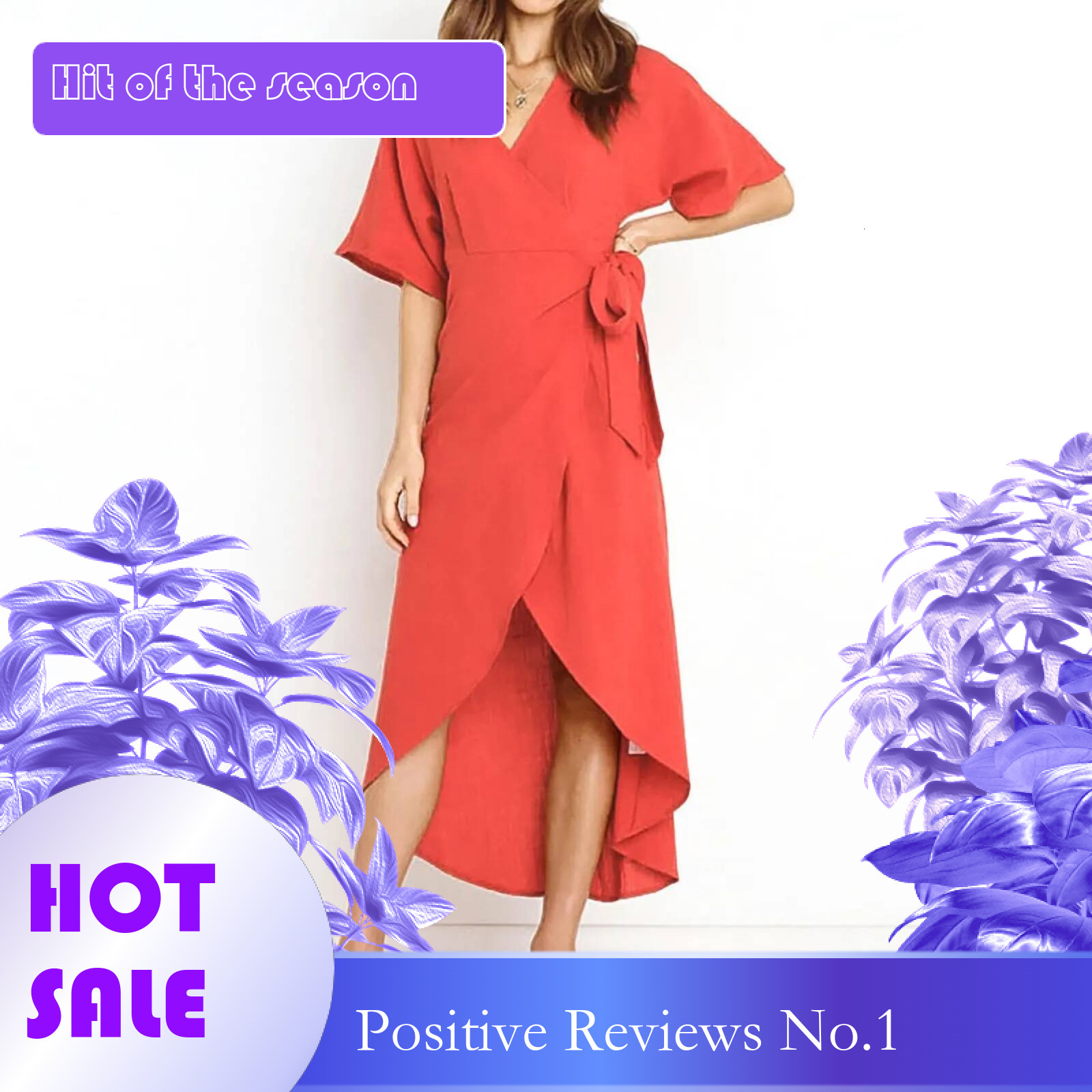 Dongdumaoyi Spaghetti Elegant Ladies Dresses Summer Sale Satin V Neck Lace Up Slim Waist Dress Short Sleeve For Women
