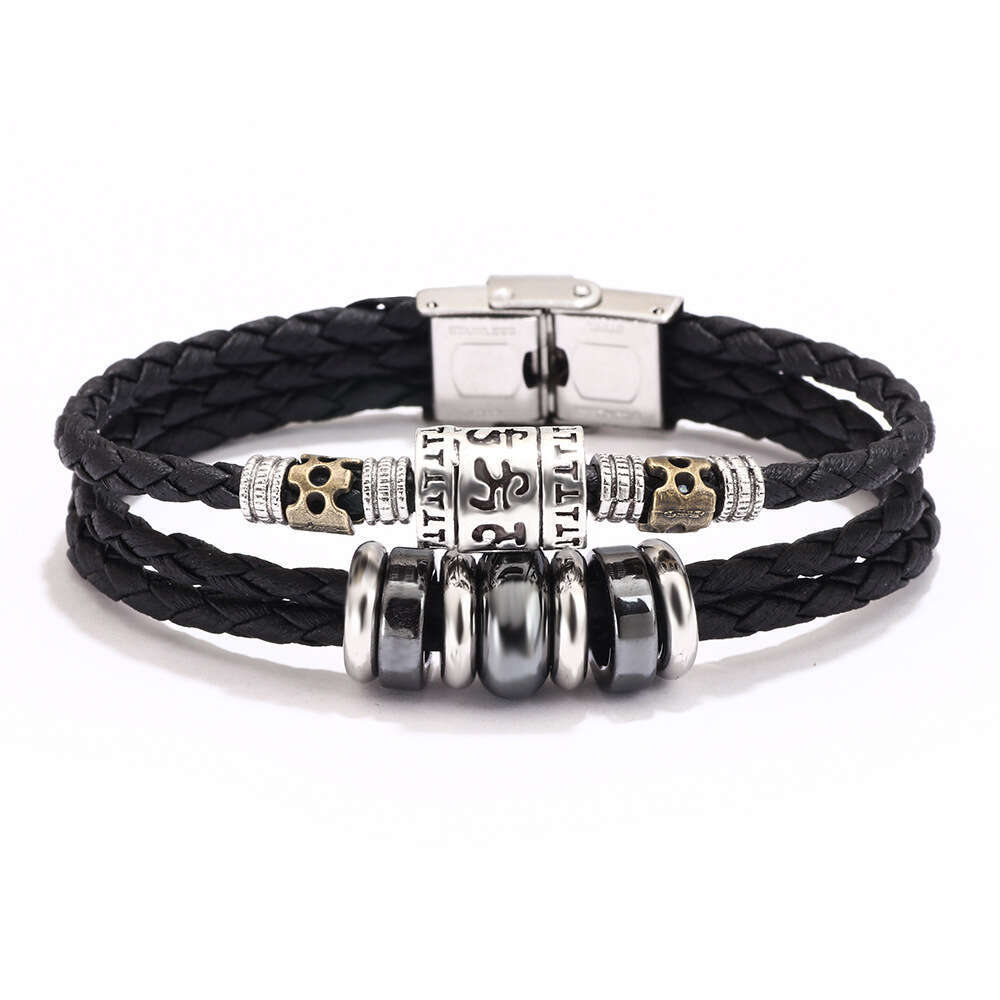 Fashion Lapis lazuli stainless steel buckle, tiger eye stone bracelet, natural stone, hidden sier jewelry