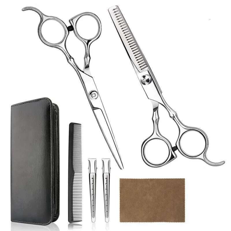 6.0Inch Household Barber/Salon thinning Hair Knife Hairdressing Scissors