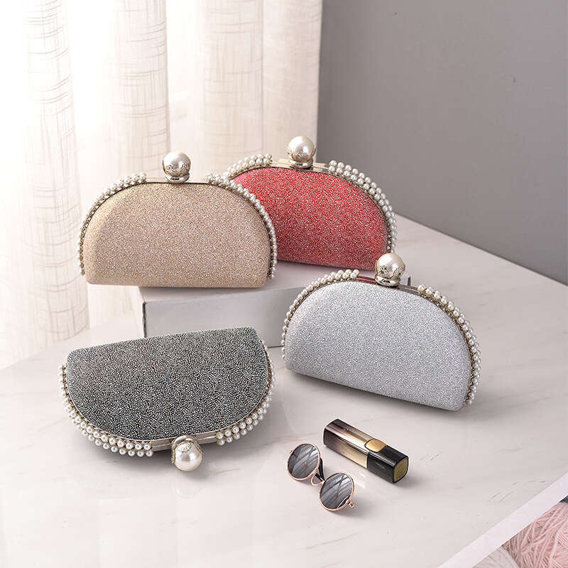 Dinner Bag New Women S Pearl Banquet Trendy And Versatile Instagram Chain Shell Handheld Bag For Women KQ