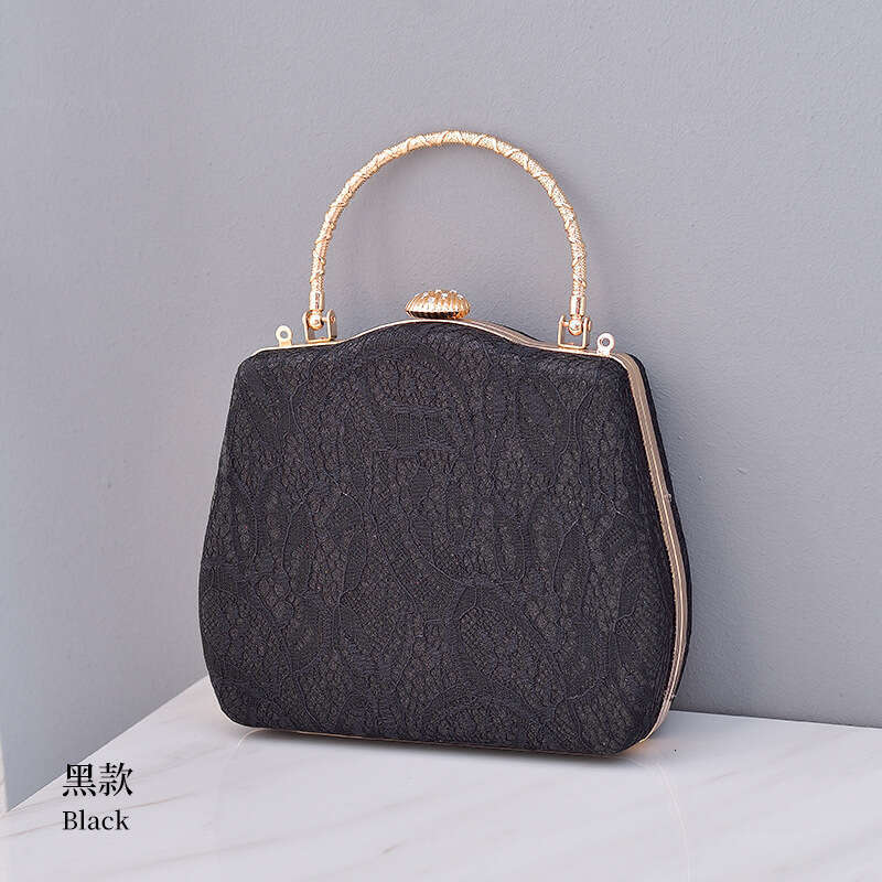 Dinner Bag Lace Dinner Women S Handbag Cheongsam Handmade Diagonal Cross Wedding Banquet Bag Dress Bag KQ