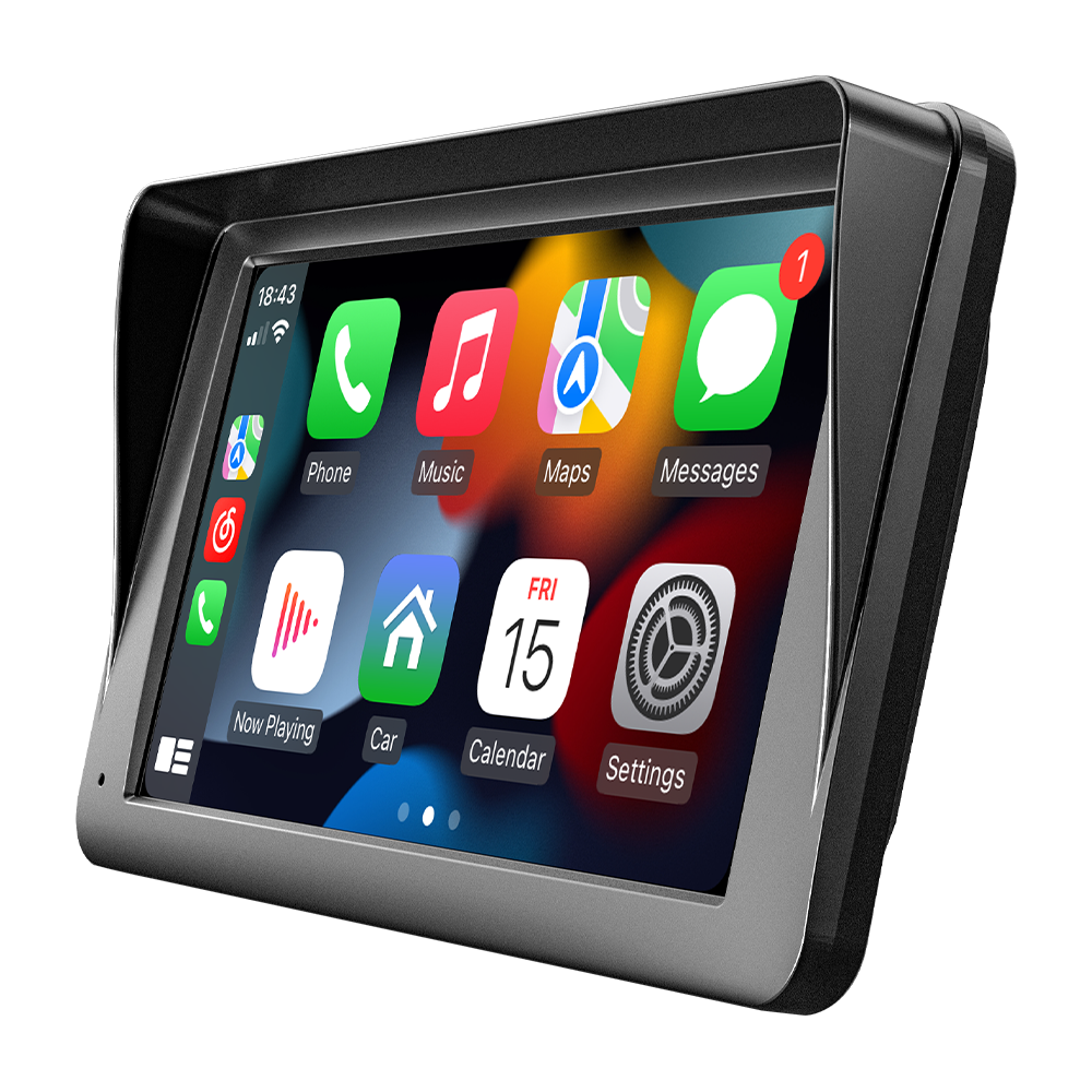 X5300 7 Inch Touch Ips Screen Carplay Carplay Android Auto Built in Speaker Wireless Car Play Car Screen Car Monitor