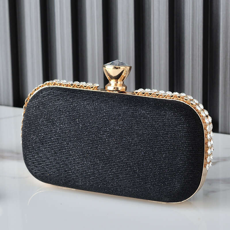 Dinner Bag Dinner New Evening Dress Small Design High Grade Crossbody Diamonds Handheld One Shoulder Women S Bag KQ