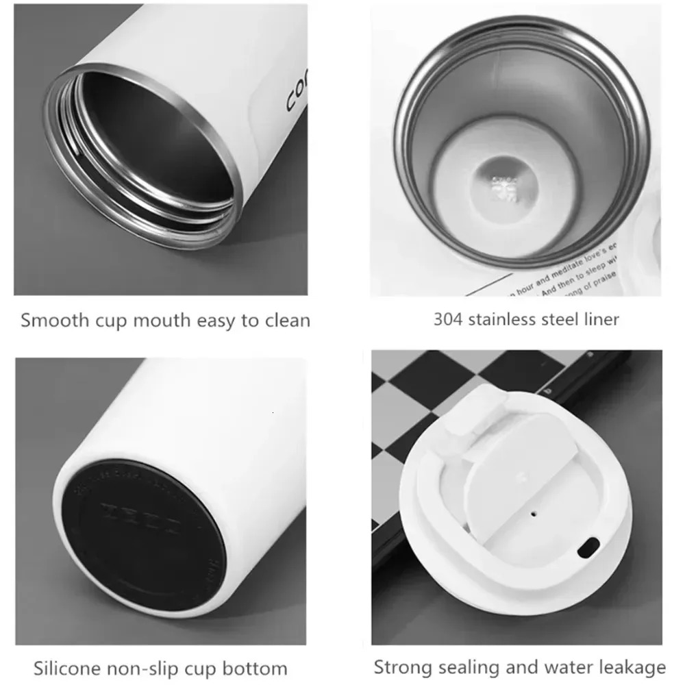 Leakproof Travel for Tea Water Coffee Cup 380/510ML Double-layer Insulation Cold And Thermo Cafe Thermos Mug 251114 W260226
