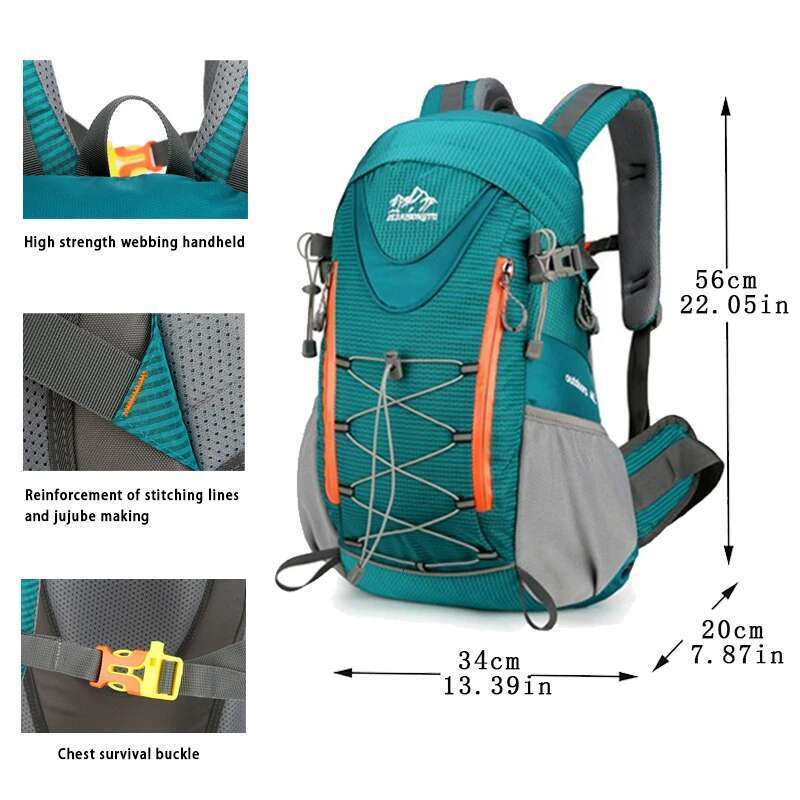 Designer bag Hydration for Hiking Running Cycling Biking Oudoor Sports Travel Bag Men Women Camping Climbing Mountaineering Backpack