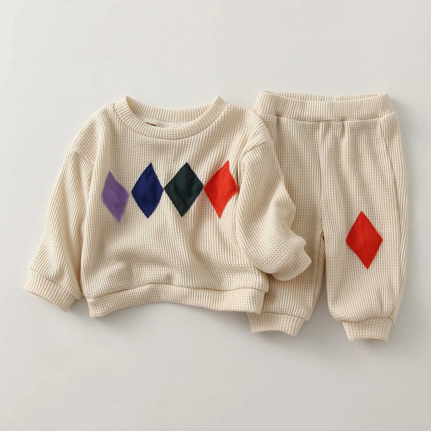 Clothing Sets Spring Baby Boy Clothes Set 2pcs Cotton Sweater + Pants For 0-5Yrs Children Kids Outfits Toddler Baby Girl Boy Clothes Sets R250424
