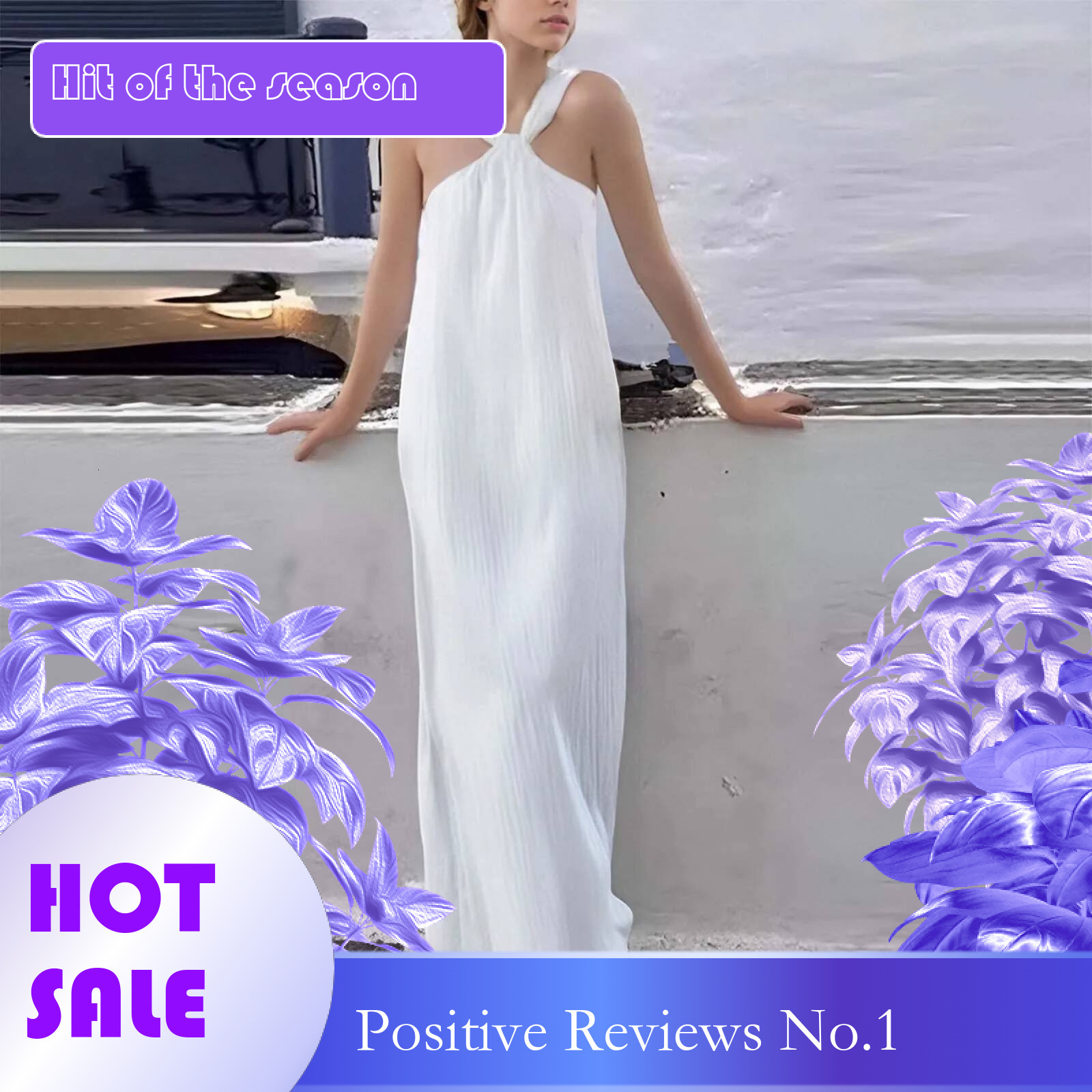 Dongdumaoyi New Halter Maxi Dress For Women Chic Hollow Out Sleeveless Backless Long Dresses Spring Summer Beach Lady Vestidos