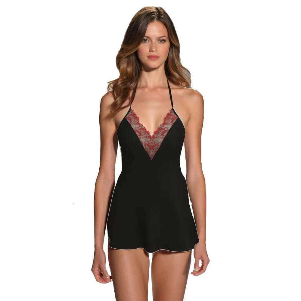 Factory Seamless Lady Underwear Fashion Sexy Embroidery Lace Lingerie Night Dresses For Women
