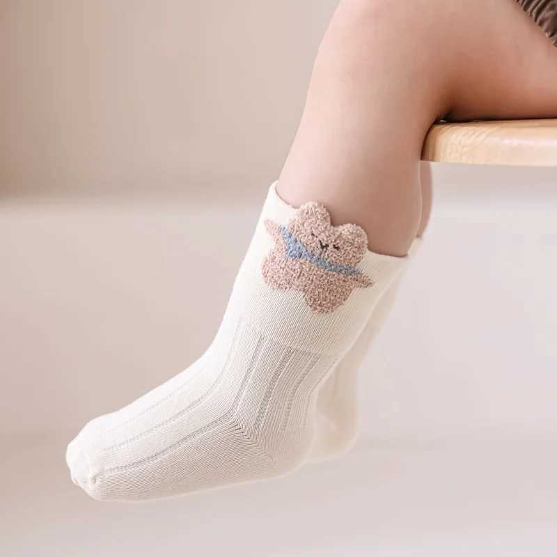 3Pairs/set Kids SOCKS For Boys Girls Autumn Winter Striped CHIldrens Sock Casual Soft Infant Toddler Cotton Sock 0-5Y G251124