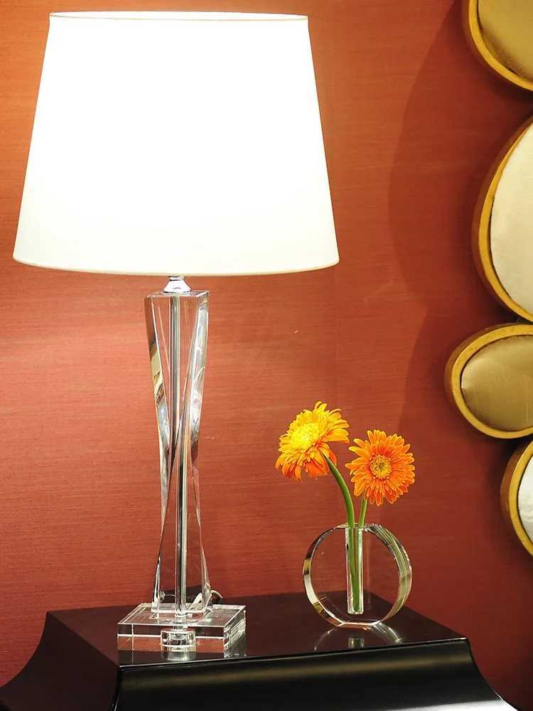 European Crystal Glass Vase Light Luxury Transparent Round Mini Flower Vases Hydroponic Systems Modern Home Decoration Accessory C251124