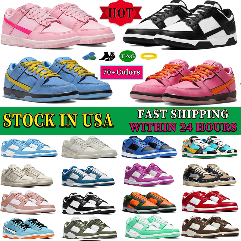 Men Women running shoes Designer Sneakers flat Casual shoes low panda Triple Pink white black Grey Fog Blue Chill free shipping shoe mens outdoor sports lows trainers