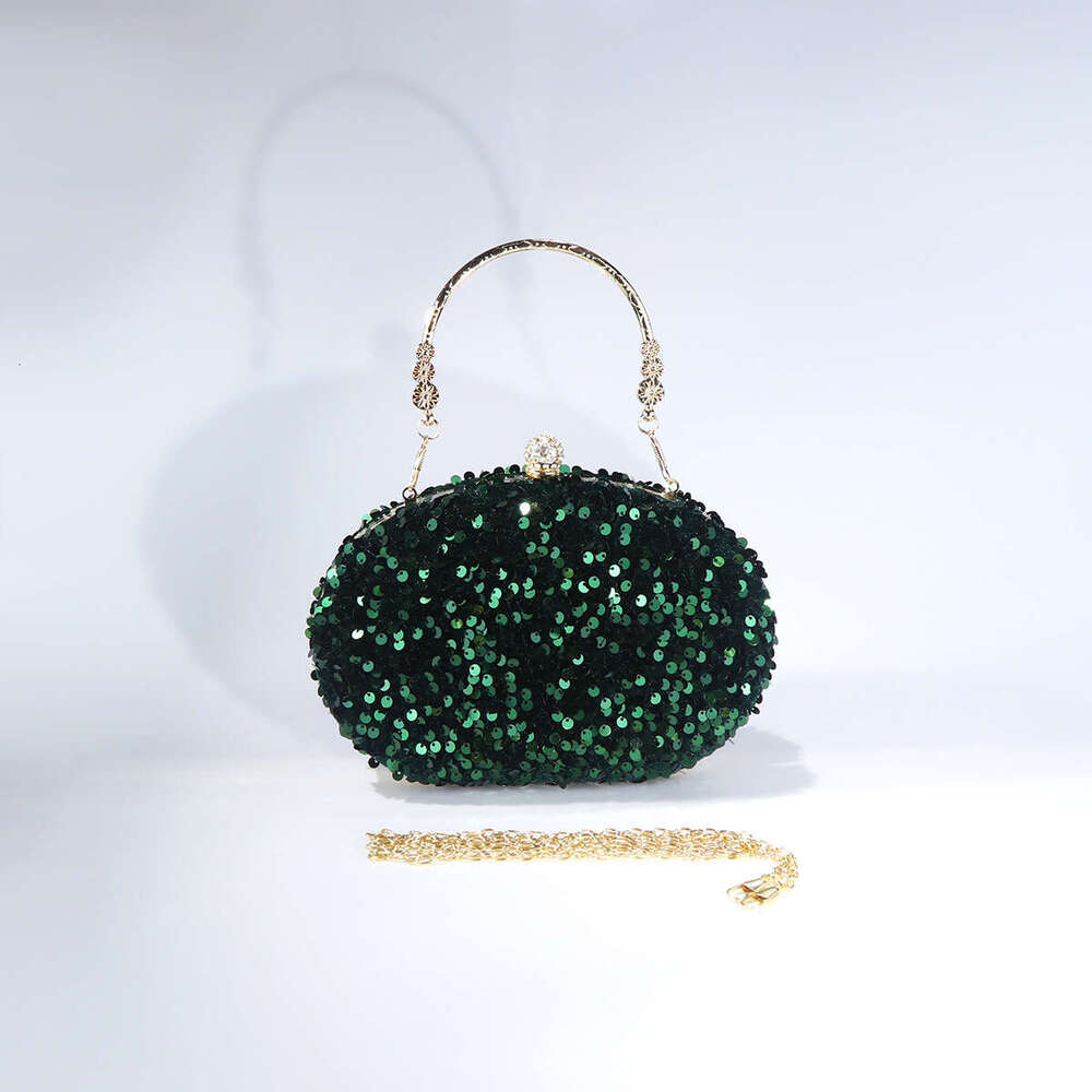 Light Luxury Sequin Dinner Bag, New High-End Hand-Held Dress, Fairy Crossbody Women's Small Bag