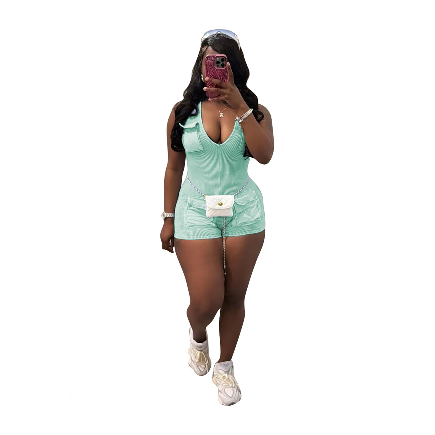 Womens Jumpsuits 2025 New Fashion Casual Washed Jumpsuit Shorts Rompers 6 Colors