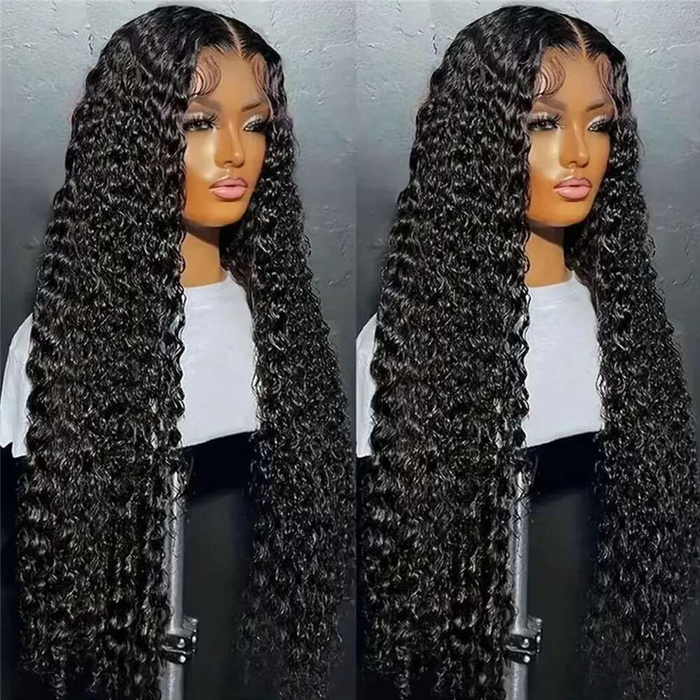 Hd X Human Hair Curly Wig For Women Inch Brazilian Pre Plucked X Deep Water Wave Lace Frontal Wigs Tote Bag Tote Bag