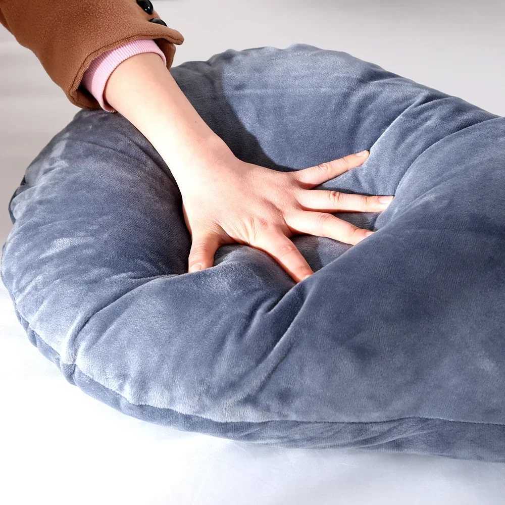 Soft Fleece Pregnant Pillow Gravida U Type Lumbar Pillow Multi Function Side Protect Cushion for Pregnancy Women G251124