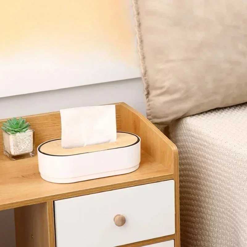Tissue box holder bamboo cover toilet paper box napkin holder case tissue paper dispenser paper towel storage box tissue boxesM251124
