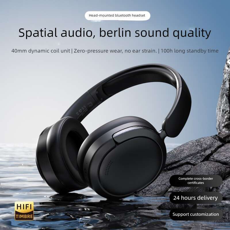 Famous Brand New Bluetooth Earphones True Wireless Long Battery Life Comfortable To Wear HIFI Sound Quality Over Ear Headphones Manufacturer