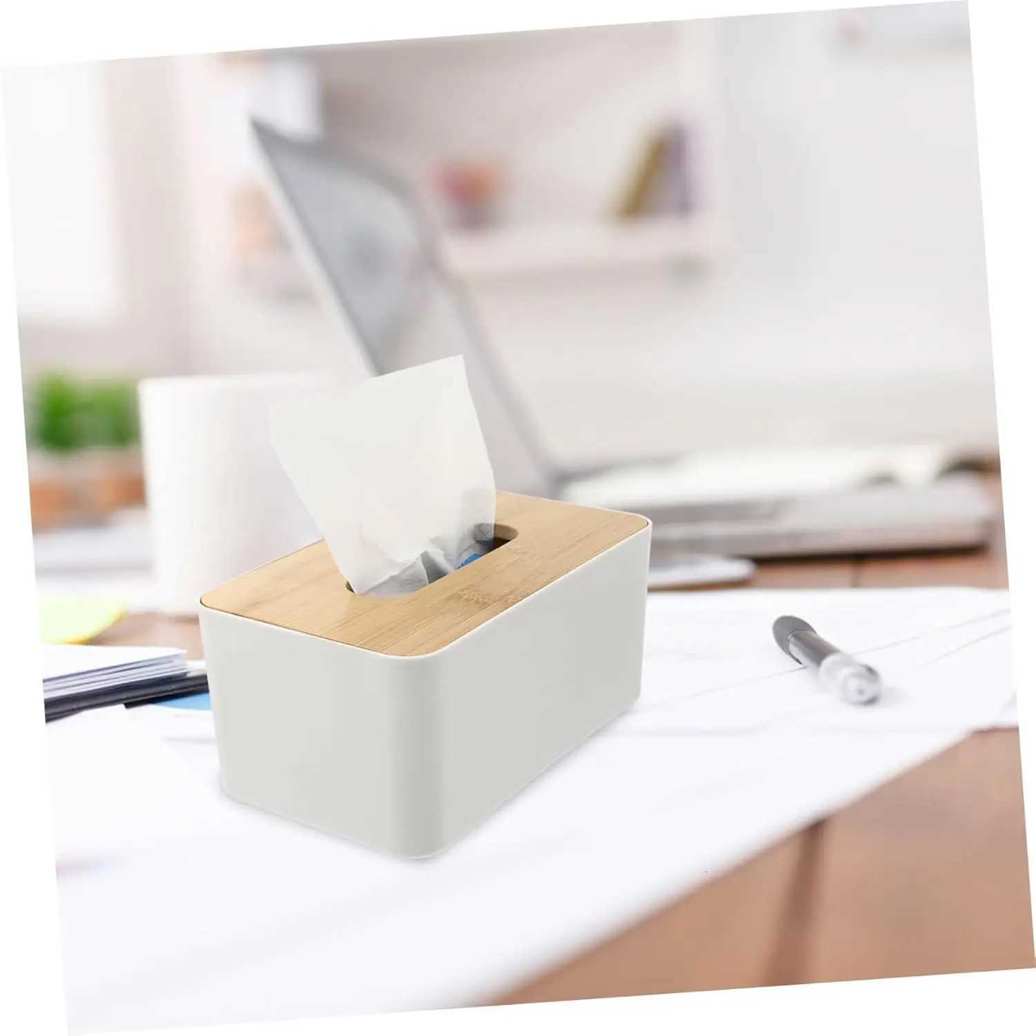 Tissue Box Napkin Holder Box Carton Container Bamboo Coer Solid Wood Hotel Storage Box Home Table DecorationM251124
