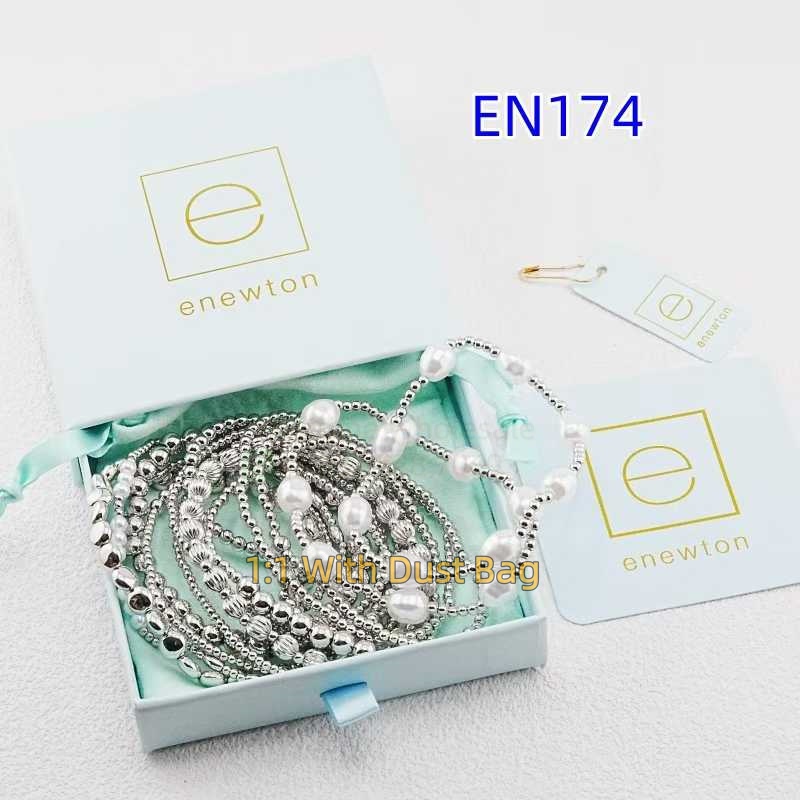 1:1 E-Newton Brand Gold Beaded Multi Layer Bracelet Jewelry Bijoux de Luxe Birthday Christmas Gift EN174