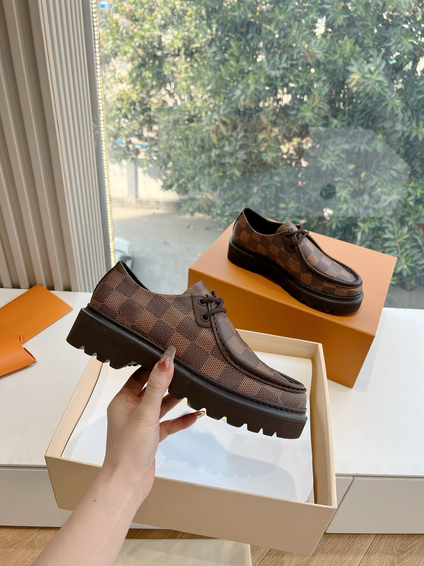 designer classics Ranger Derby Shoes Men Women Dress leather high-quality Archlight Skate Lace-Up Platform loafer Shoes Size 35-45