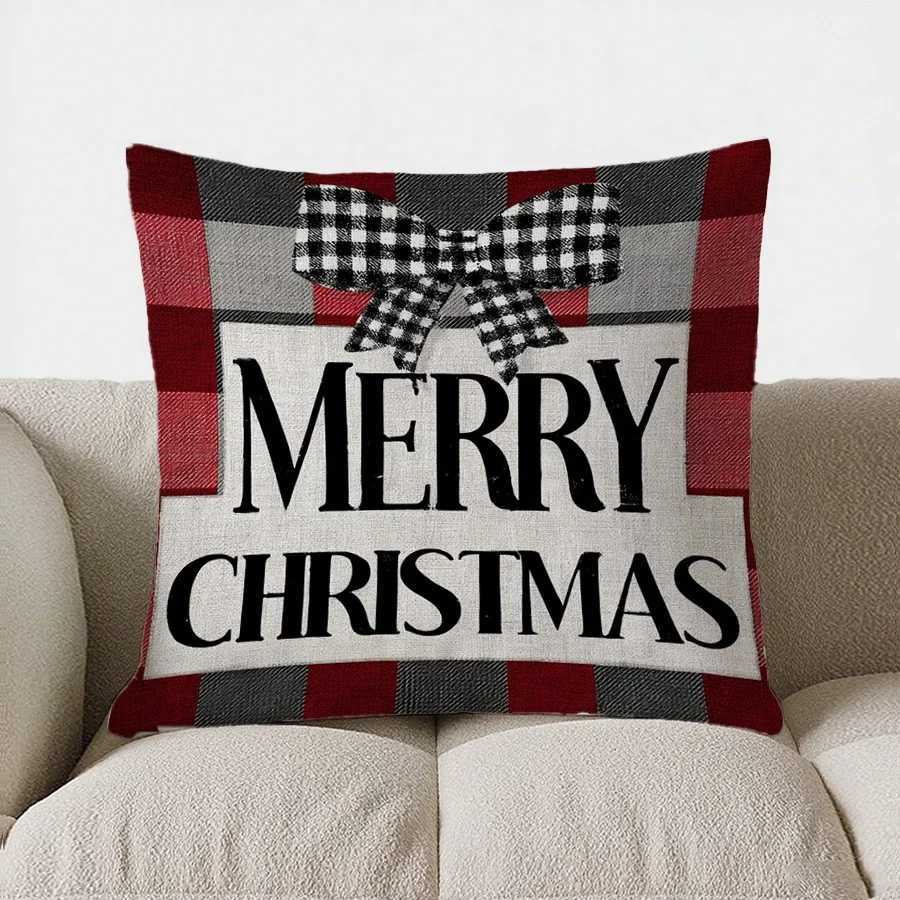 Christmas Tree Decorative throw pillow cover with short plush print for living room sofa decoration cushion cover pillow covers G251124