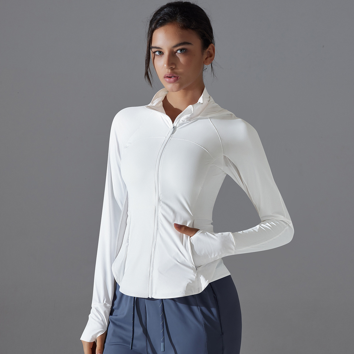 Outdoor loose ice silk, cool feeling, original gauze skin clothing, summer UV resistant jacket, breathable sun protection clothing for women