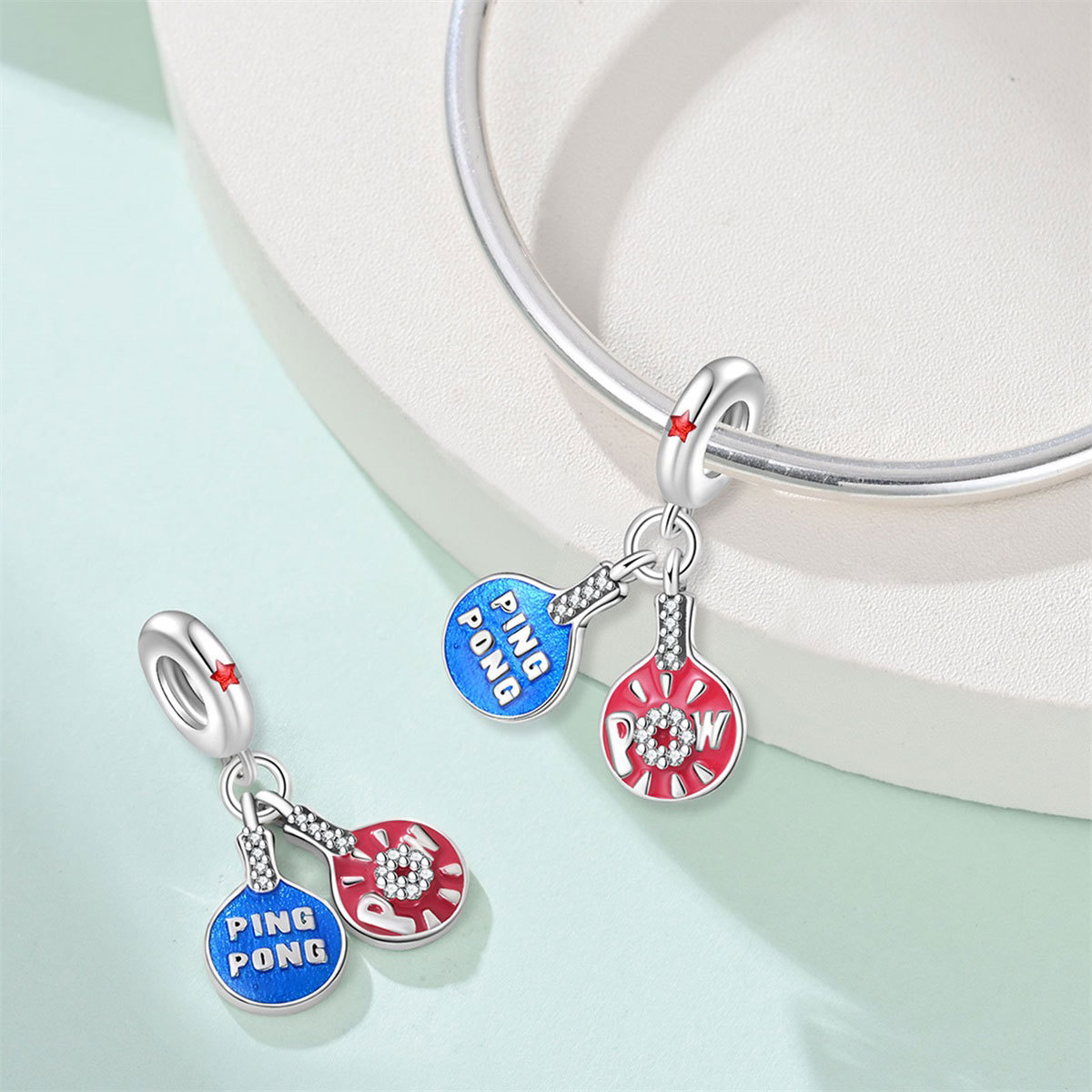 Summer vacation style sunshine beach castle sports bead Charms pendant DIY jewelry bracelet accessories 925 Silver Sterling silver jewelry new style