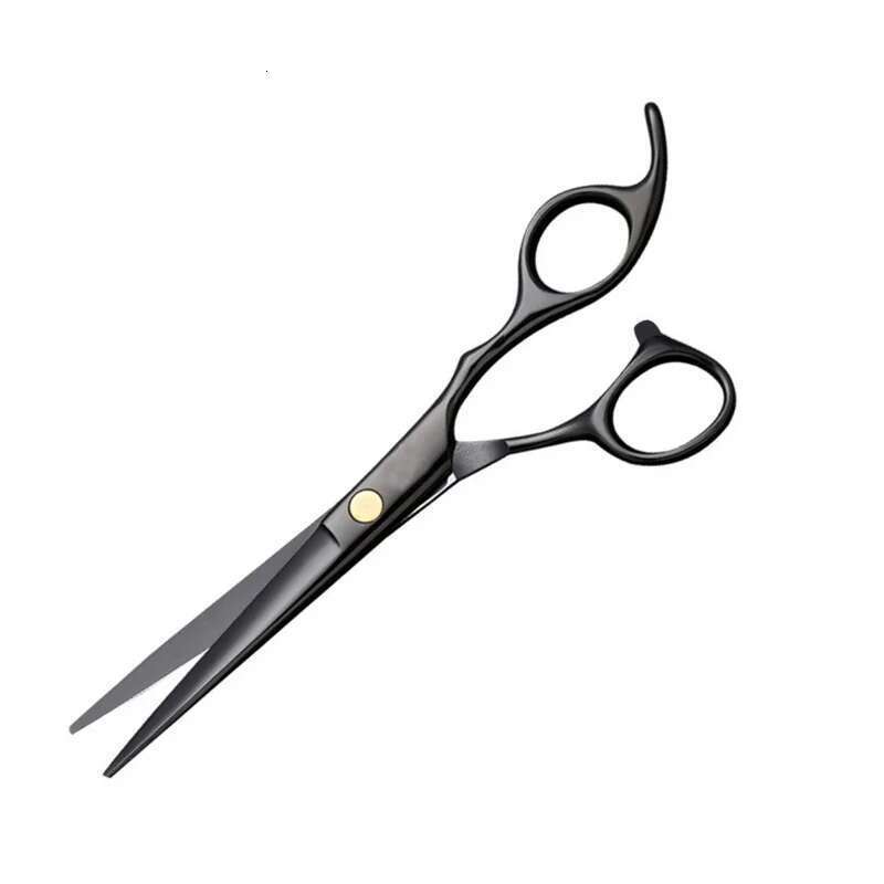 6.0Inch Salon Barber Professional Dazzling Fire Black Hairdressing Scissors,Suitable Home Use/Apprentice Thin Scissors Hair Scis