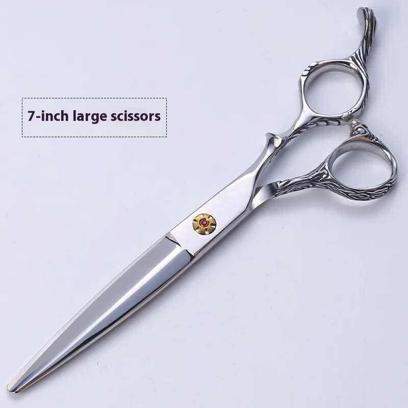 6.0 Inch Willow Leaf Fish Salon Barber Professional Haircut Flat Thinning Curved Fat Hairdressing Scissors Set