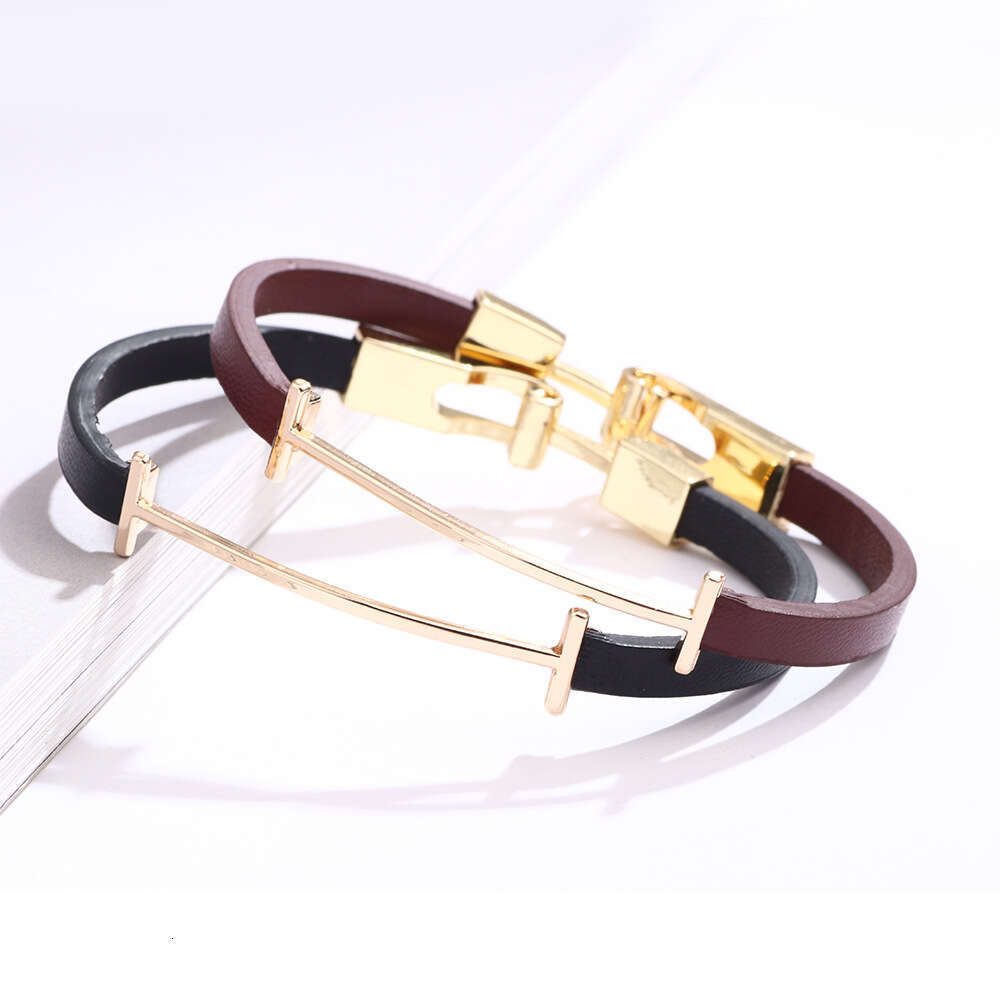 Fashionable Handicrafts, Versatile Women's Simple H-shaped Buckle, Alloy Bracelet, New Style