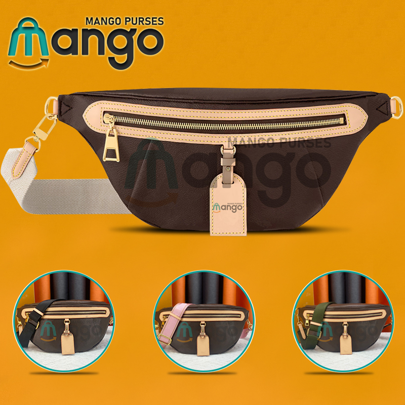 Cross Body bumbag waist bags fanny pack Embossing Flower designers bag Leather Luxury Fashion shoulder bag mango89711