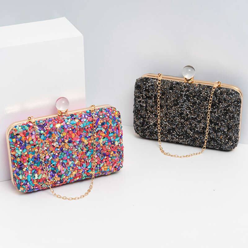 Dinner Bag New Water Dinner Fashion Diamond Embedding Dress Celebrity Qipao Bag KQ