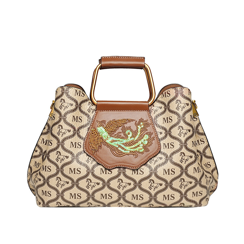 Massa Fashion Women S Autumn Winter New Style High End Niche Bucket Commuting Shoulder Hand Held Crossbody Tote Bag