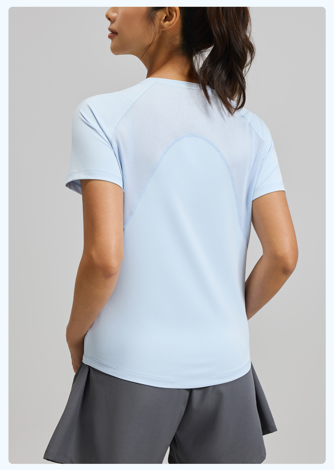 Women Yoga T shirt Cew Neck Fintness Short Sleeve Skinfriendly Workout Breathble Blackless Quick Dry Top Female BFT024