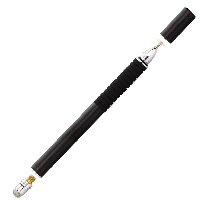 2 in 1 Customized logo Tablet Disc Metal Capacitive Stylus Pencil for Laptop Factory Price Touch Screen Pen Metal Stylus Tip Pen