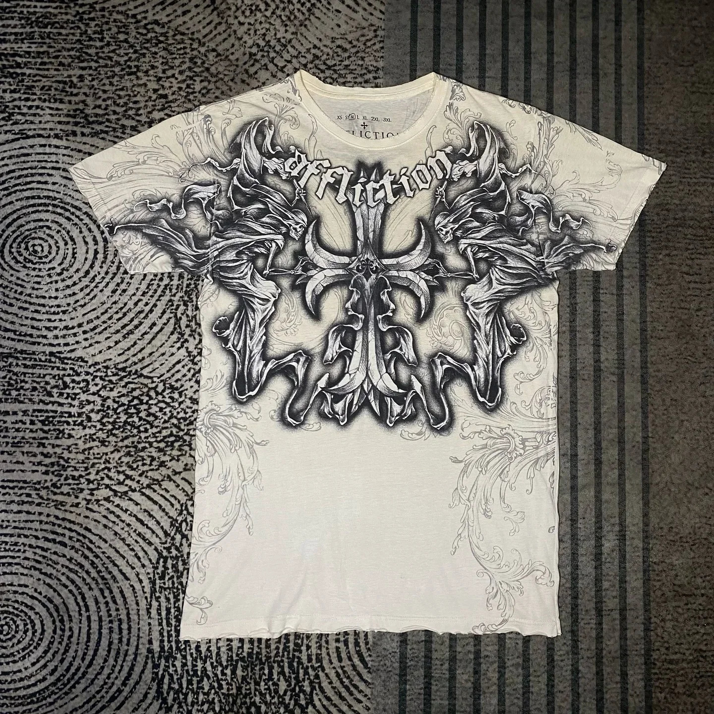 Summer Emotion Tshirt Y2K retro Gothic printed short sleeved mens hiphop Harajuku trend punk oversized pure cotton dress 250411