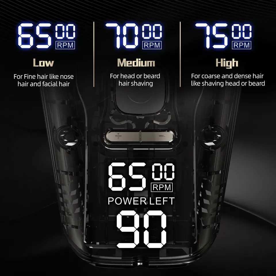 SEJOY 5 IN 1 Rotary Electric Shaver 7D Rechargeable Bald Head Beard Trimmer Razor Mens Electric Hair Trimmer L251124