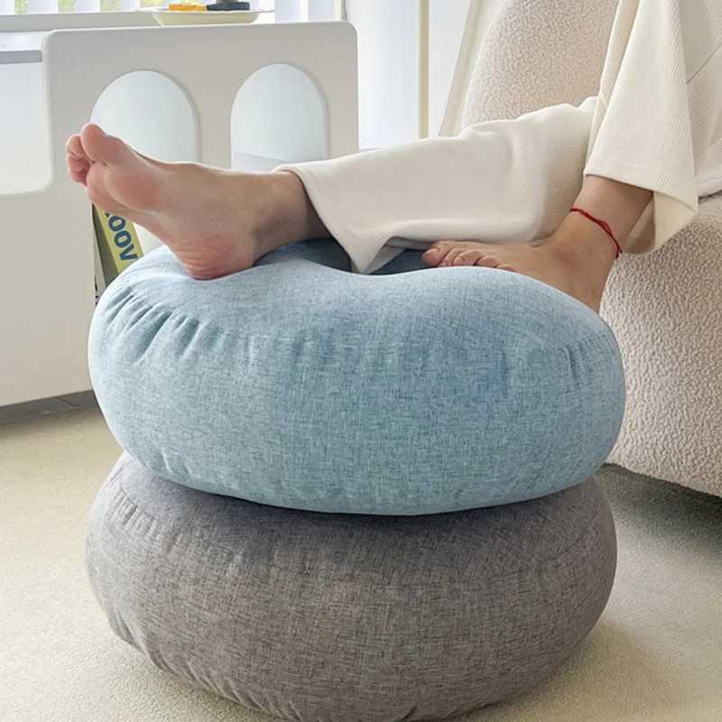 Japanese-style linen simple seat futon chair cushion thickened meditation cushion office tatami sedentary fart cushion G251124