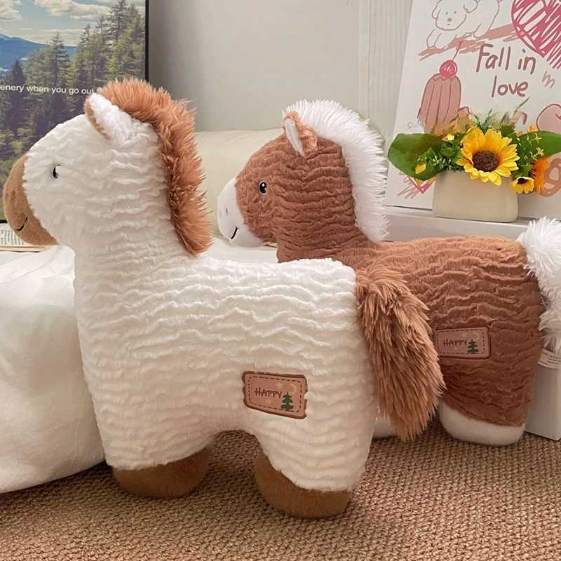 2026 Chinese New Year Horse Mascot Pillow Cute Little Plush Horse Dolls Sofa Seat Cushion Bed Throw Pillow Spring Festival Gift G251124