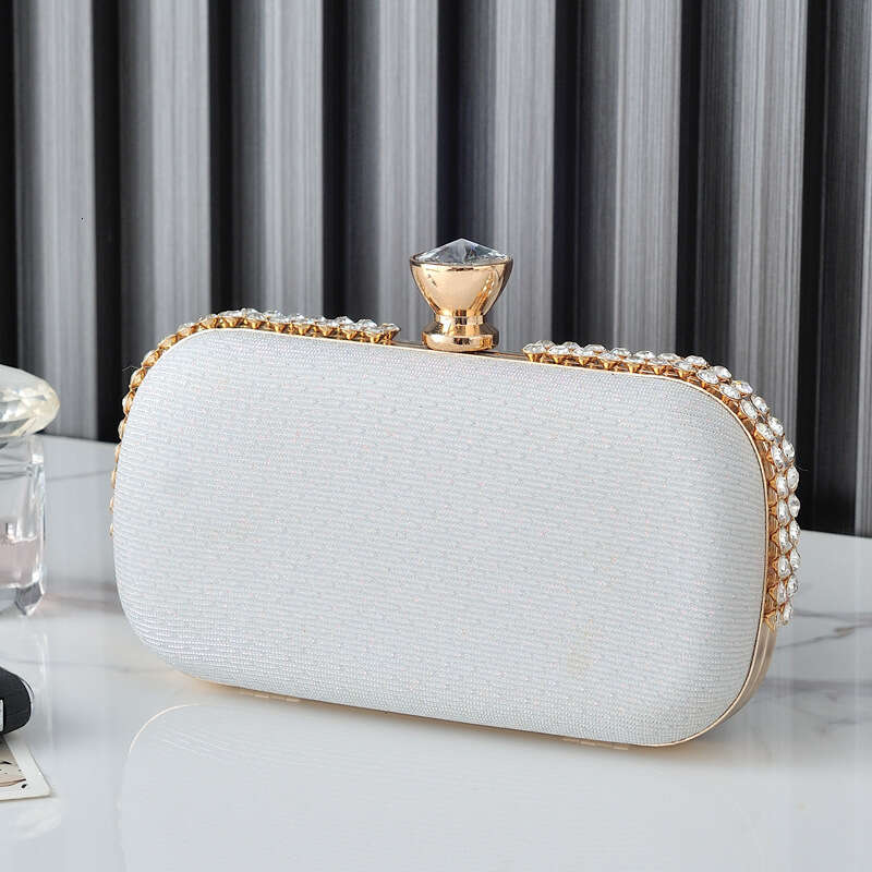 Dinner Bag Dinner New Evening Dress Small Design High Grade Crossbody Diamonds Handheld One Shoulder Women S Bag KQ