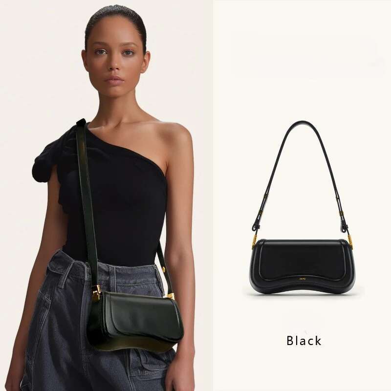 JP Saddle Women's Fashion Retro Adjustable Underarm Crossbody Bag