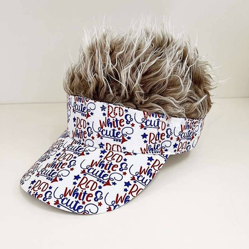 Simulated wig baseball cap Y2K designer beanie bonnet winter hat luxe mens beanie designer winter hat beanie men hats designers women Street personali - view 3